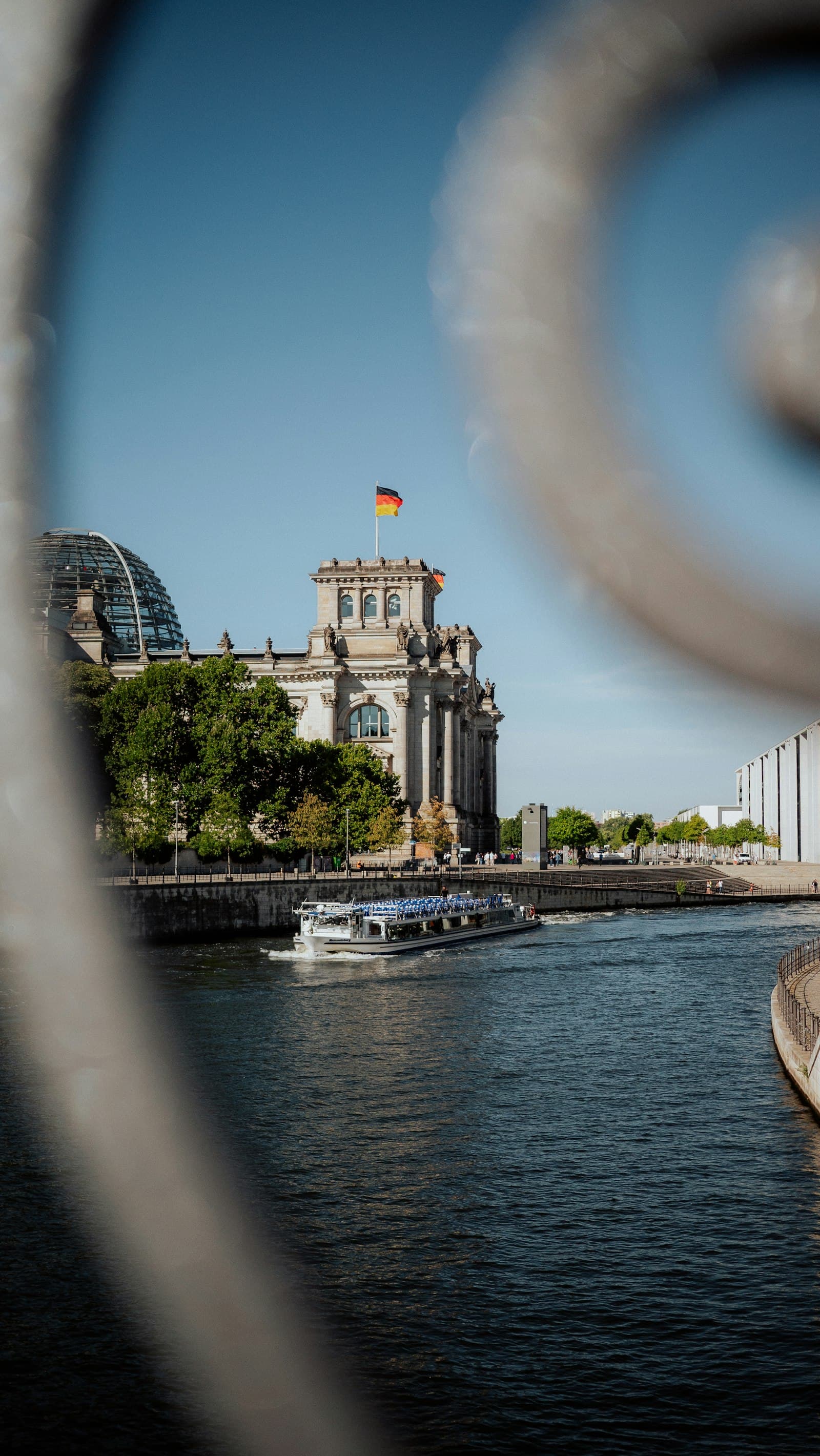 Regierungsviertel in Berlin an der Spree